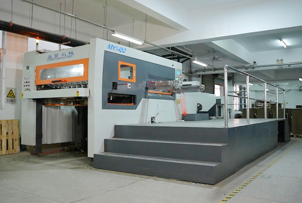 玉田產 盛田牌 MX1450型 下吸給紙全自動模切壓痕機