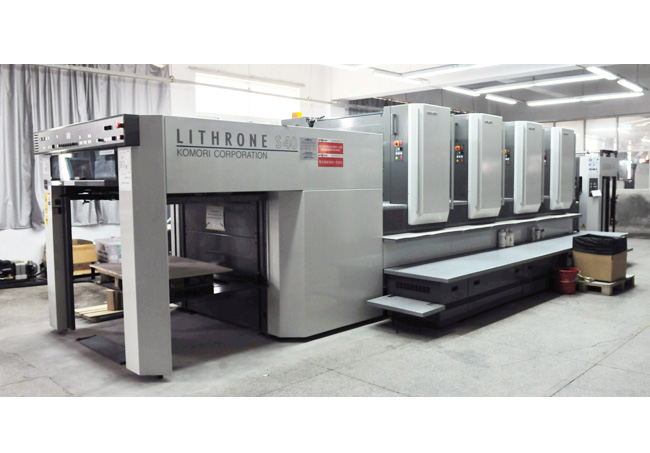 日本小森四色膠印機S40